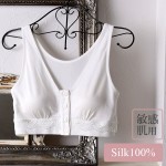 シルク前開きブラジャー 入院/乳がん