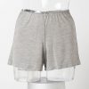透け防止に、汗対策に。ストレスフリーなシルクタップパンツ。